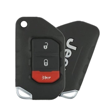 Oem OEM: REF: 2018-2019 Jeep Wrangler / 3-Button Flip Key / PN: 68416782AA / OHT1130261 RFK-ULK345